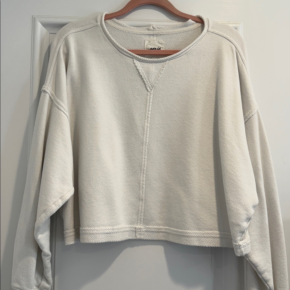 Aerie Cream Sweatshirt